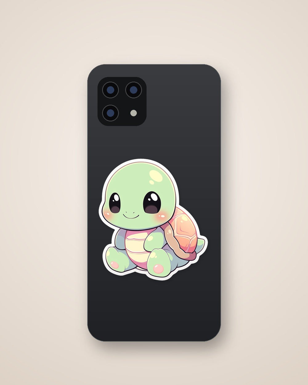 Cute Baby Green Turtle Sticker