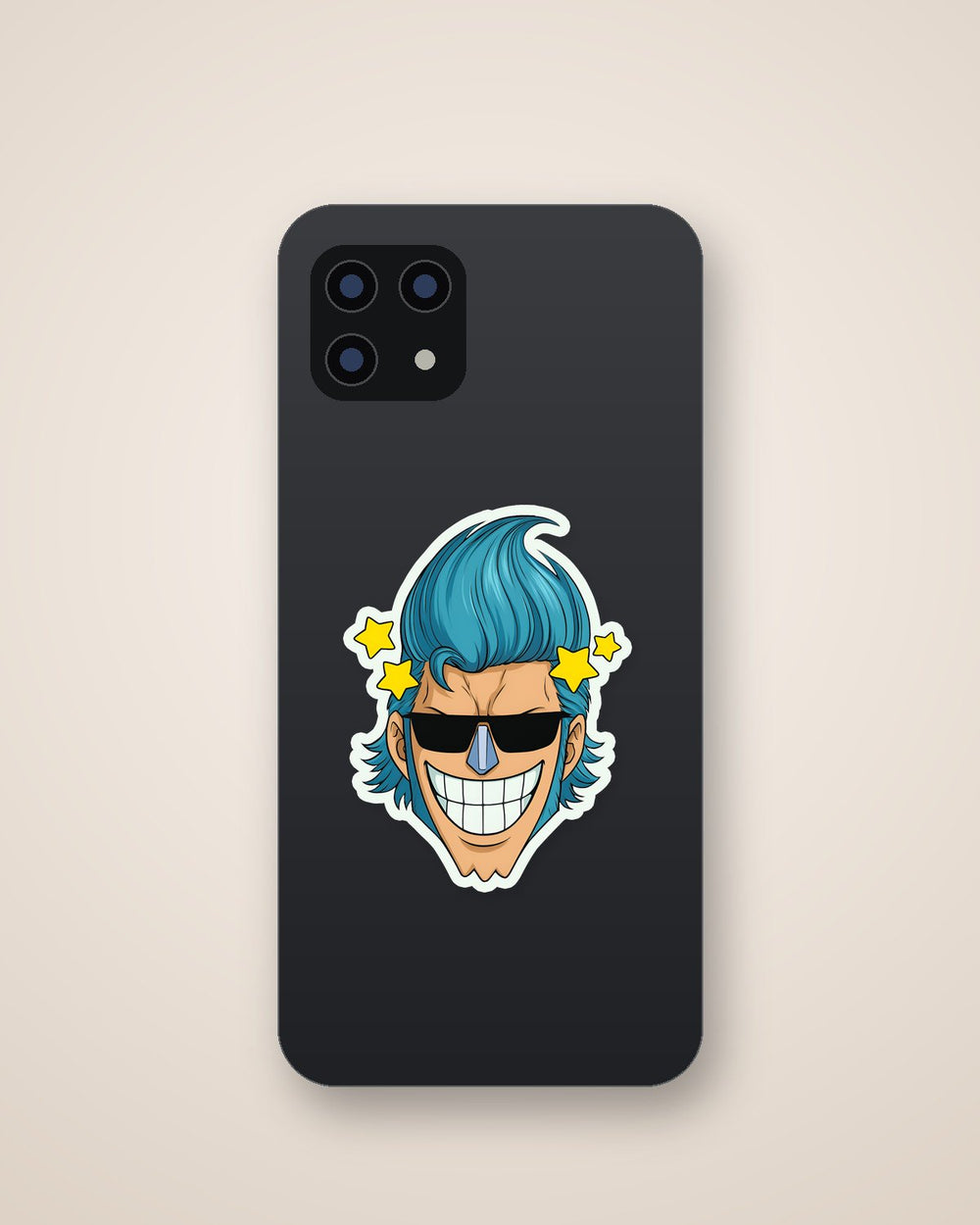 Franky Head One Piece Sticker