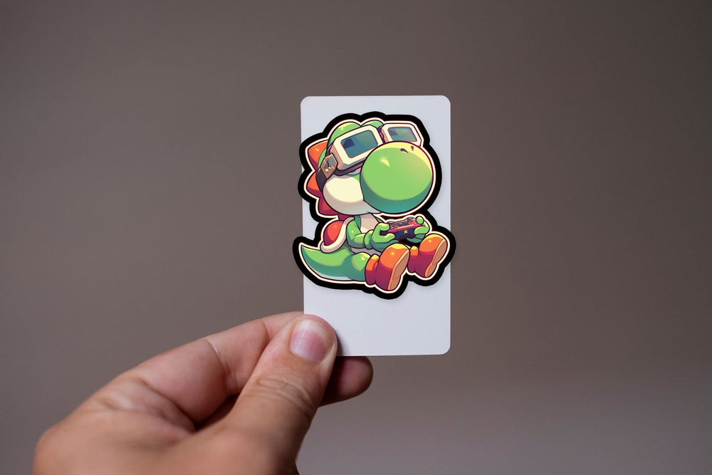 Yoshi Vr Gamer Sticker