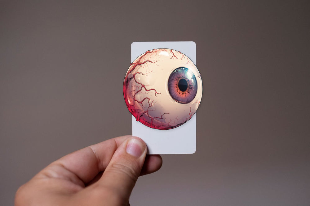 Creepy Eyeball Halloween Sticker