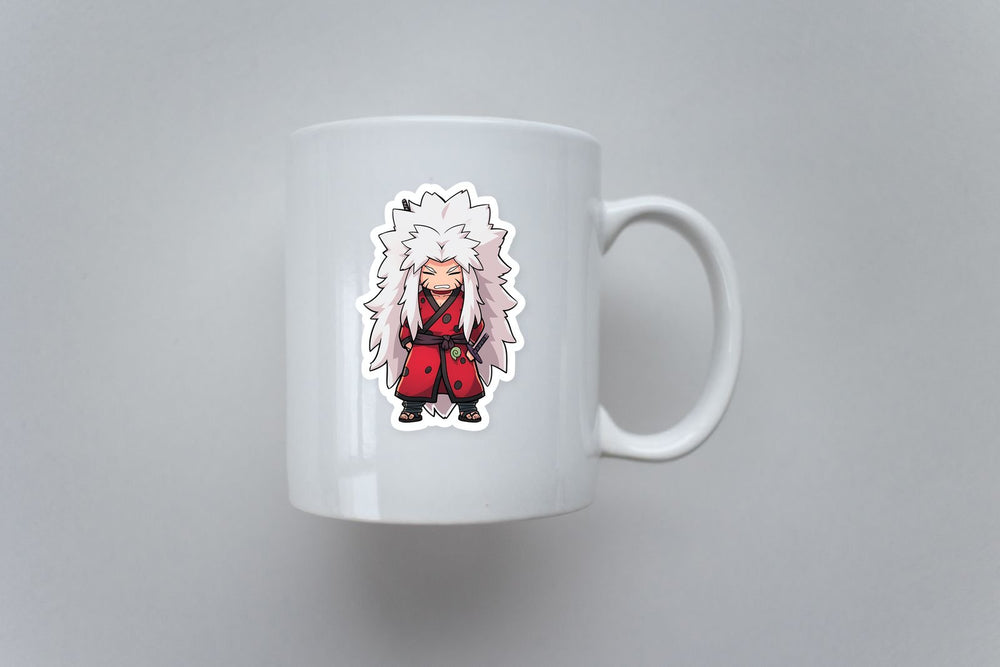 Angry Chibi Jiraiya Sticker