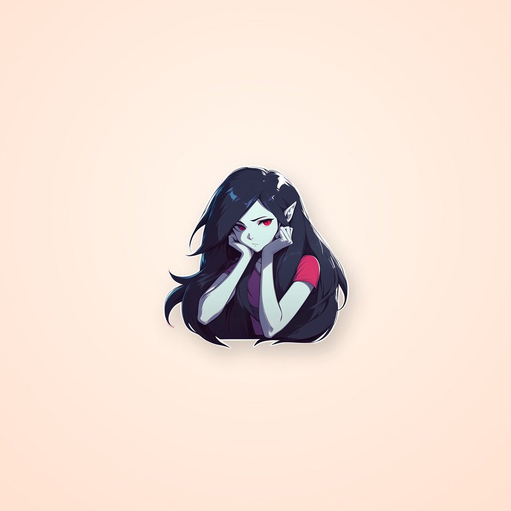 Marceline Adventure Time Anime Sticker