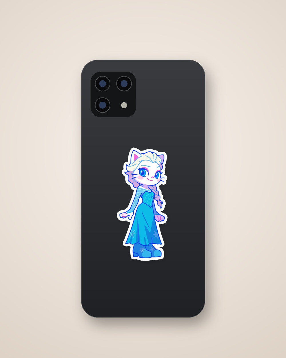 Hello Kitty Elsa Crossover Sticker