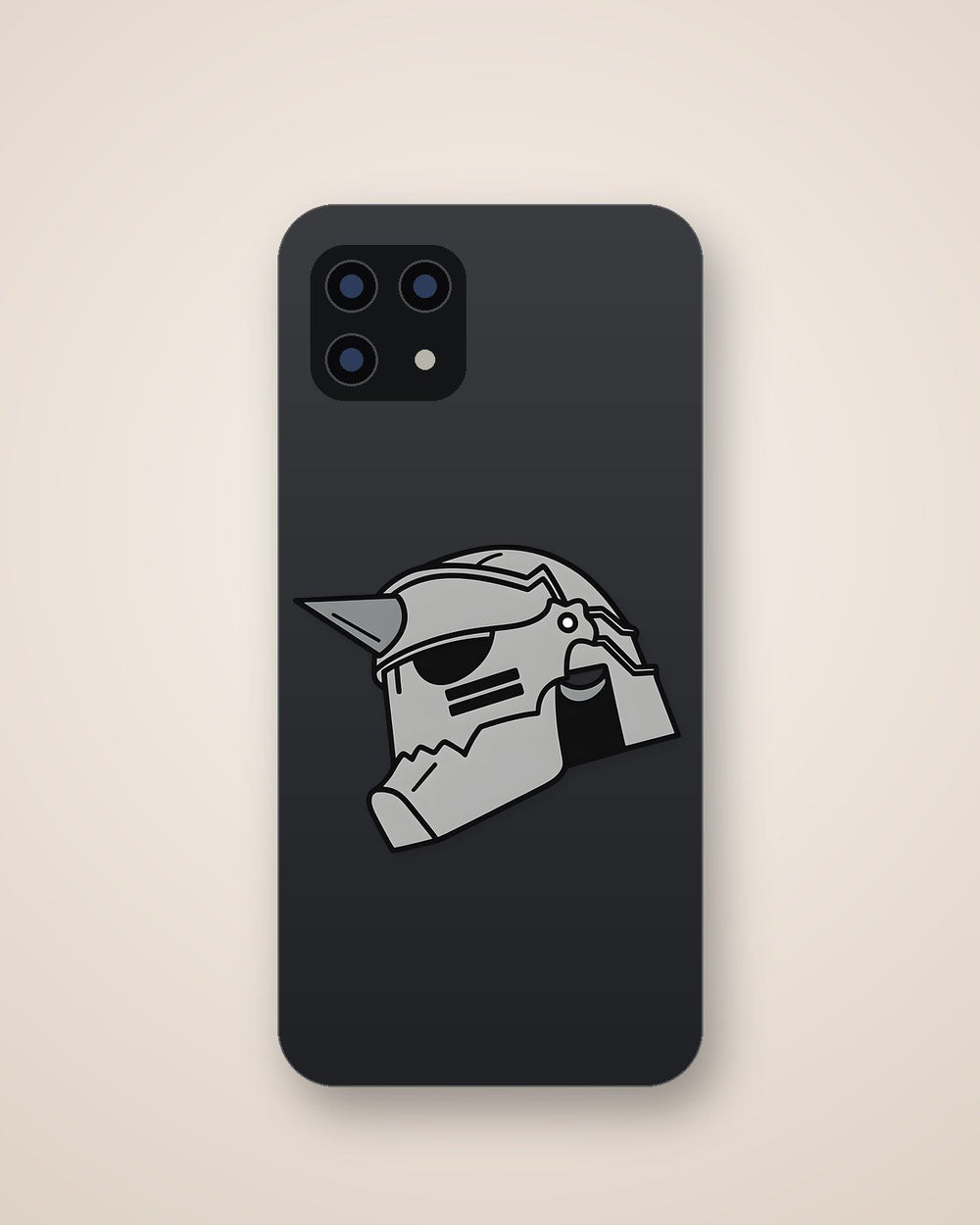 Alphonse Elric Armor Helmet Anime Sticker