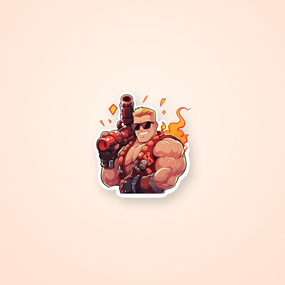 Duke Nukem Art Sticker