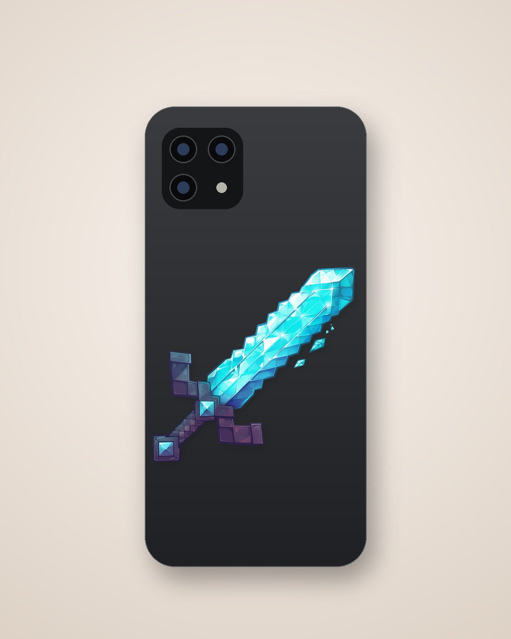 Cool Minecraft Diamond Sword Sticker