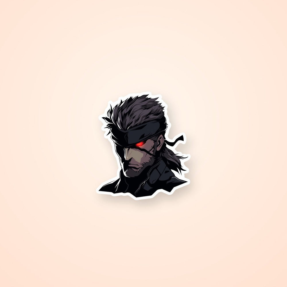 Metal Gear Solid Snake Dark Sticker