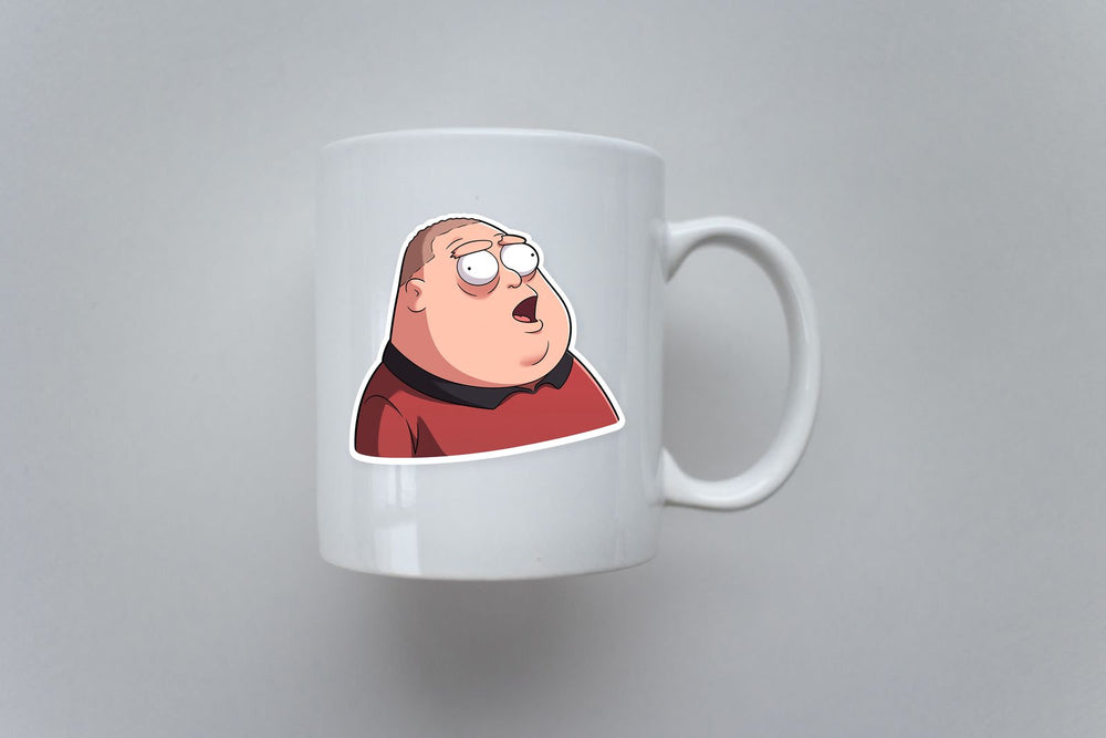 Family Guy-Style Dorky Guy Sticker