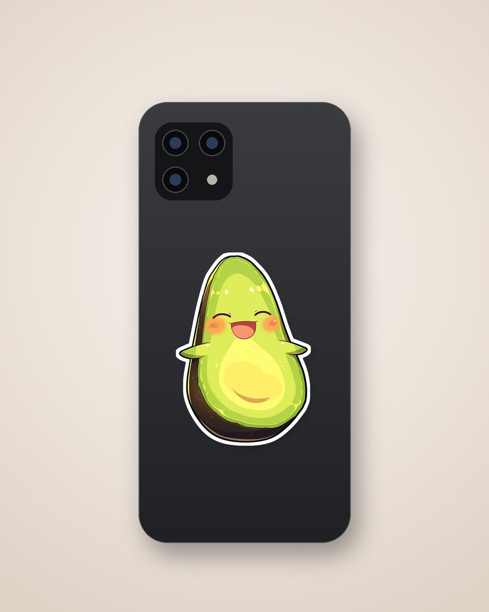 Cute Avocado Aesthetic Sticker