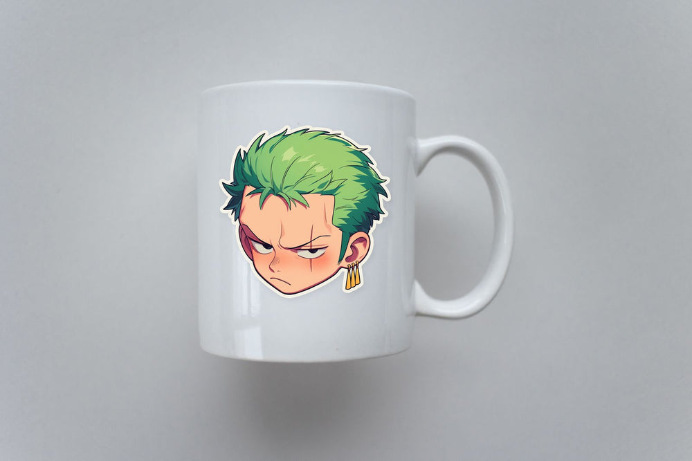 Kawaii Zoro Head Clipart Sticker