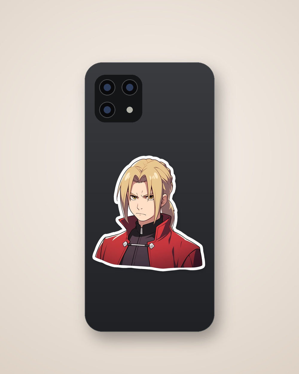 Serious Edward Elric Anime Sticker