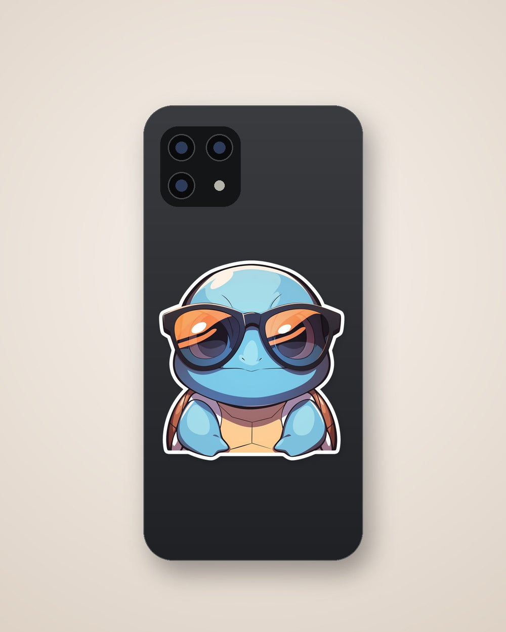 Squirtle Cool Sunglasses Sticker