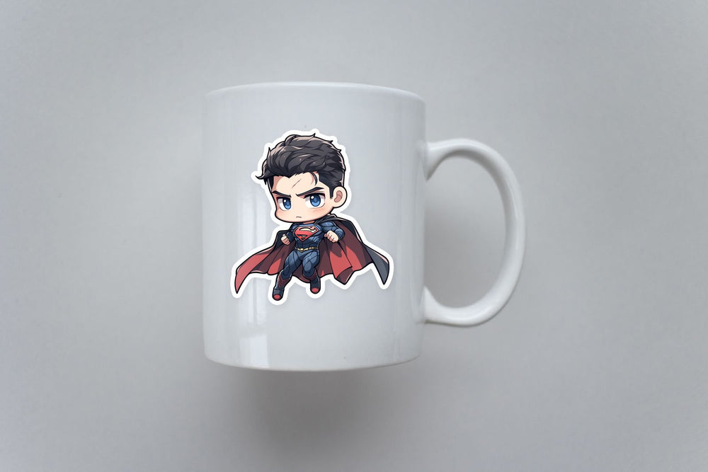 DC Chibi Superman Art Sticker