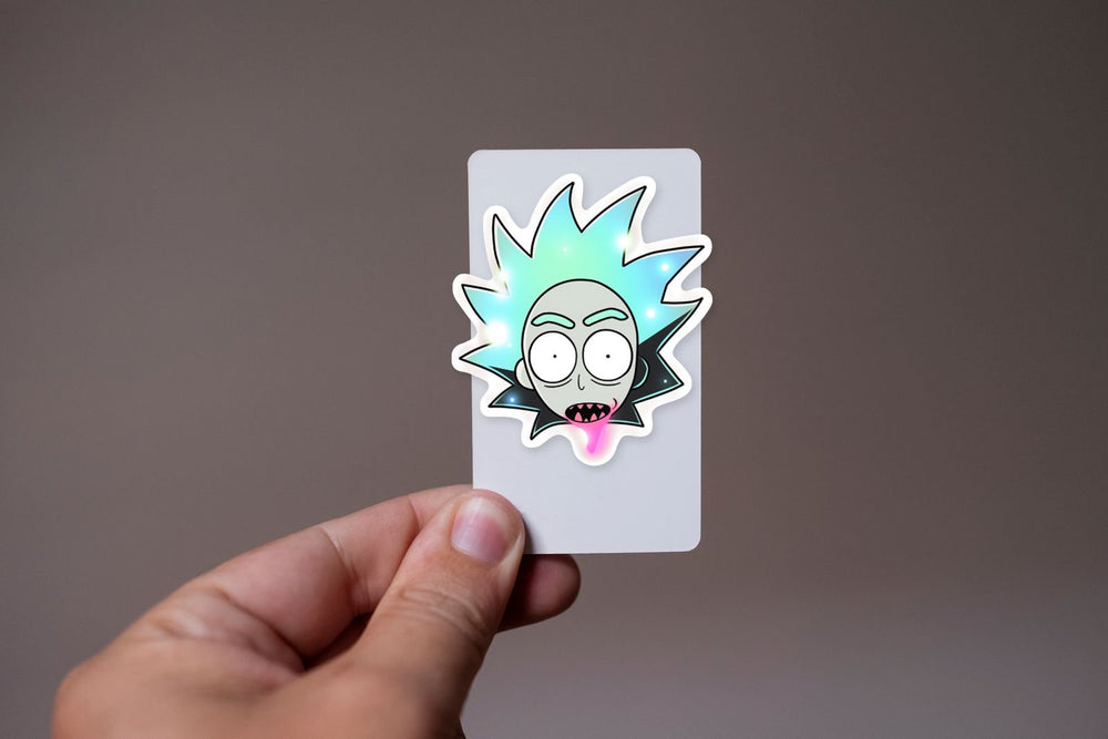 Rick Sanchez Pink Goo Mouth Sticker