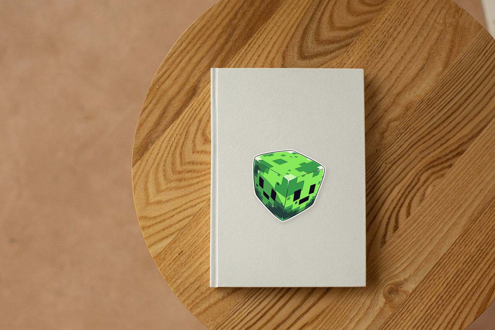 Minecraft Two Face Creeper Cartoon Sticker