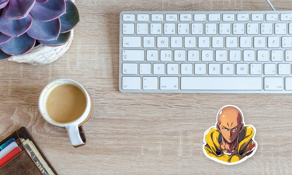 One-Punch Man Saitama Detailed Sticker