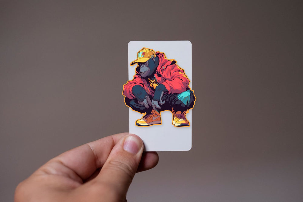 Hypebeast Gorilla Street Style Sticker