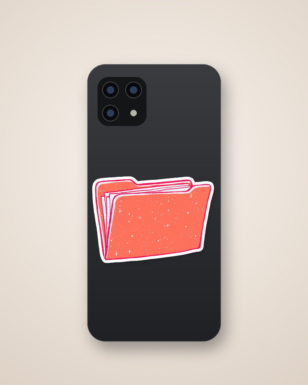 Cozy Folder Aesthetic Sticker