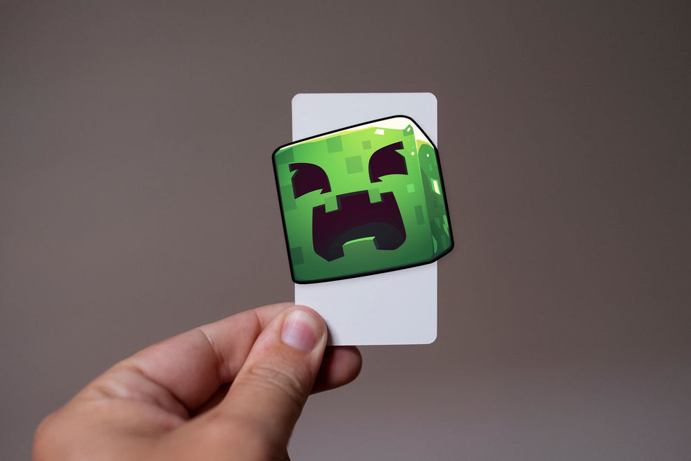 Minecraft Creeper Square Sticker