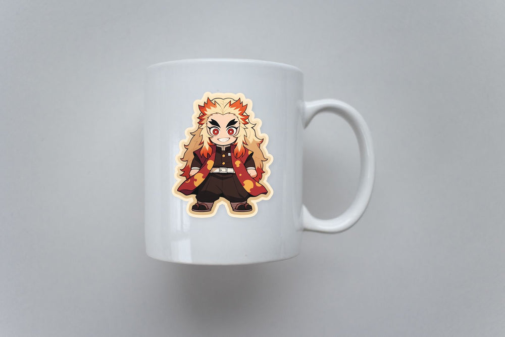 Demon Slayer Cute Happy Rengoku Sticker