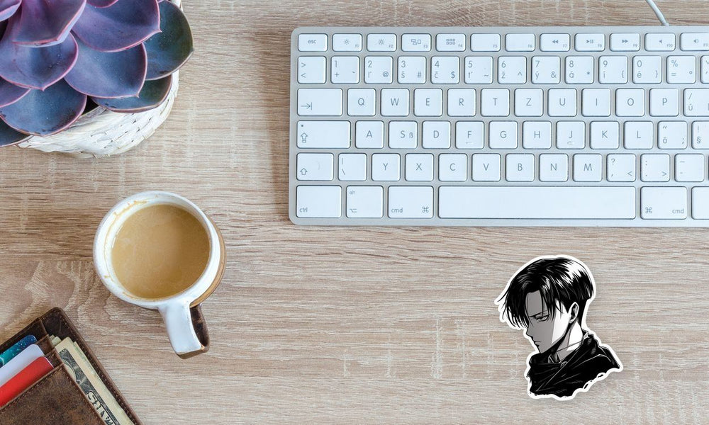 Attack on Titan Levi Ackerman Manga Sticker