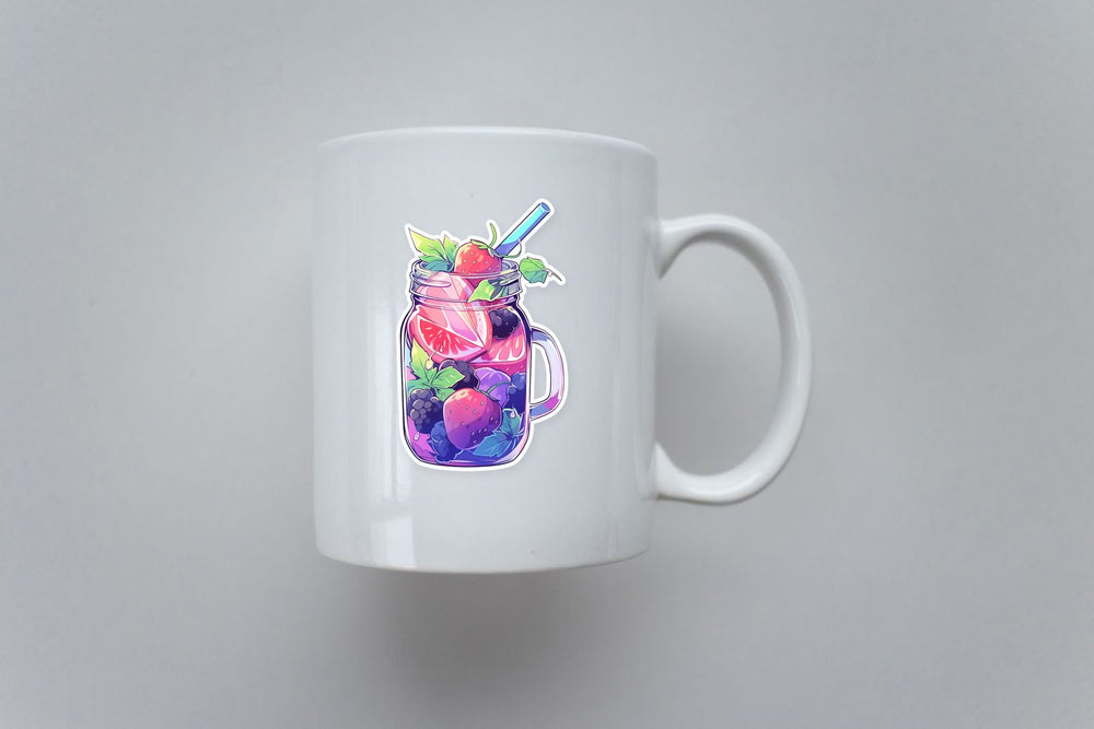 Fruit and Berry Drink Sticker