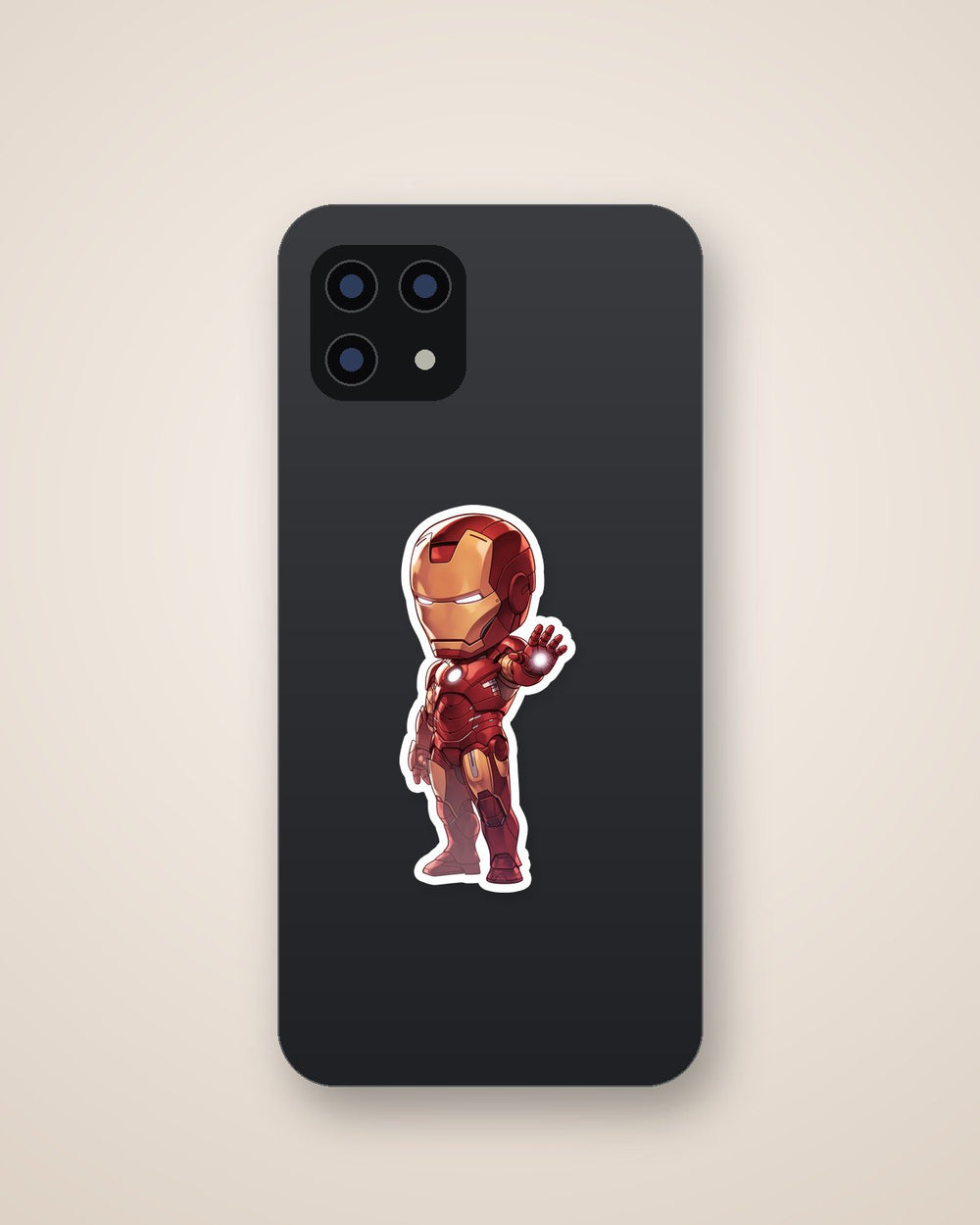 Chibi Iron Man Superhero Marvel Sticker