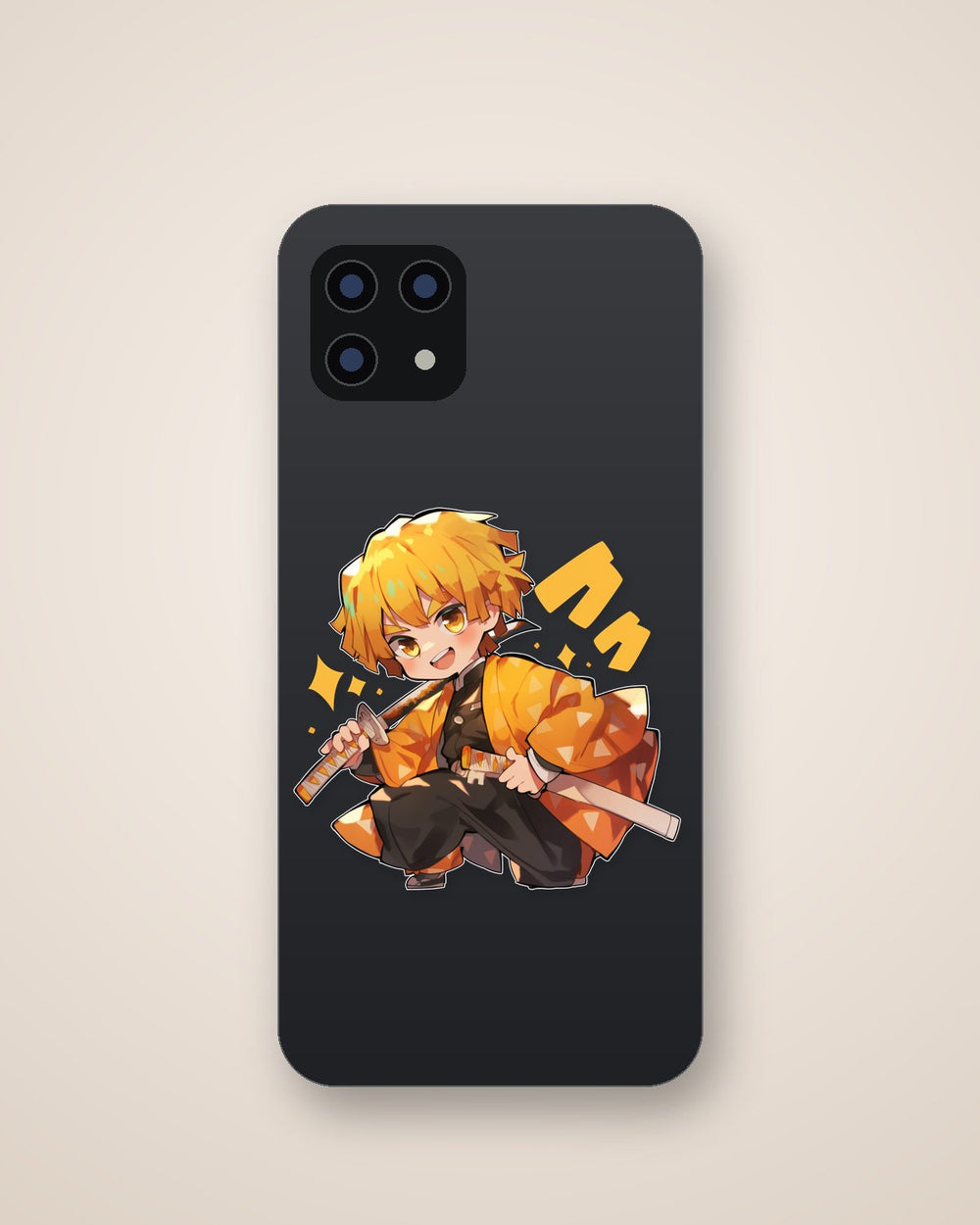 Zenitsu Agatsuma Chibi Demon Slayer Sticker