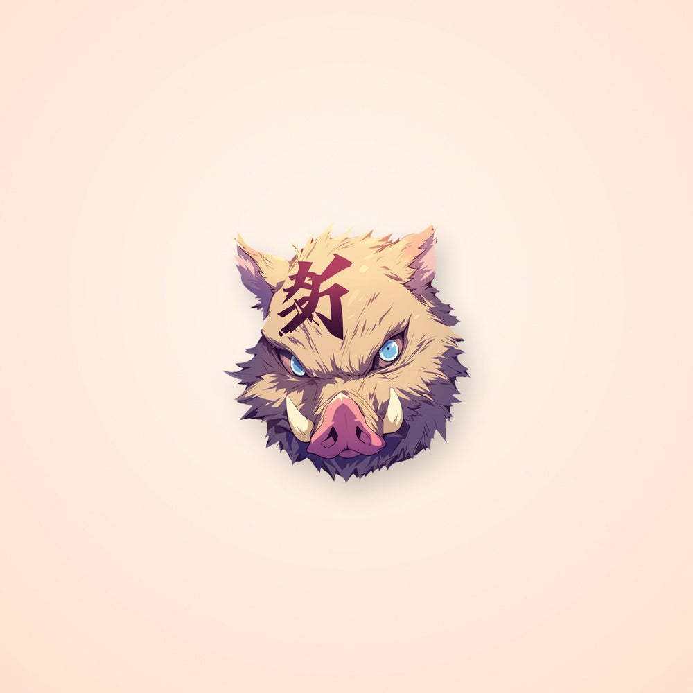 Demon Slayer Inosuke Wild Mask Sticker