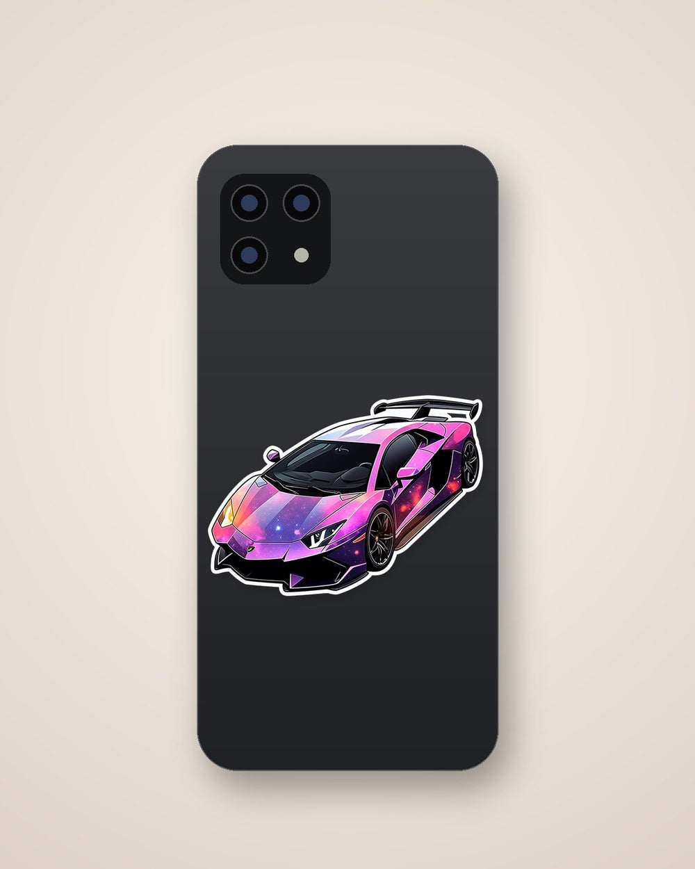 Galaxy Lamborghini Aventador Sticker