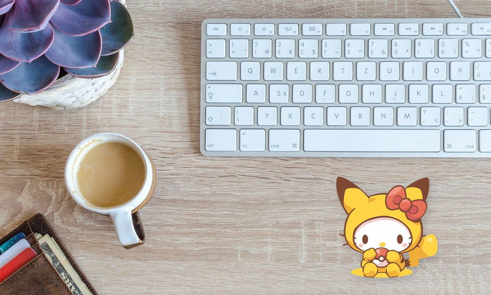 Hello Kitty Pikachu Pokemon Clipart Sticker