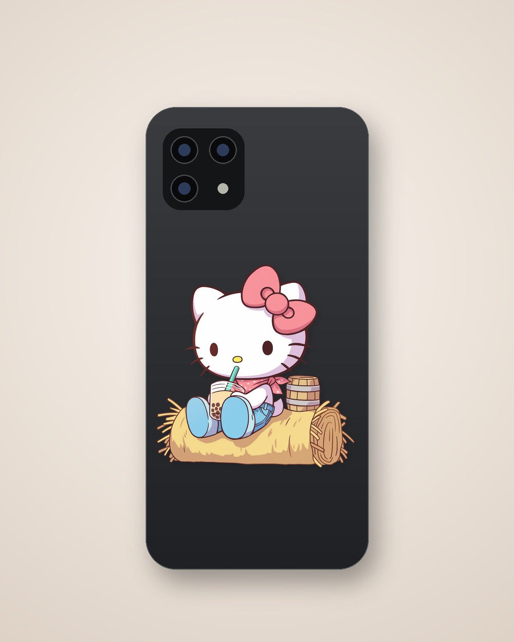 Hello Kitty Boba Cowgirl Hay Sticker