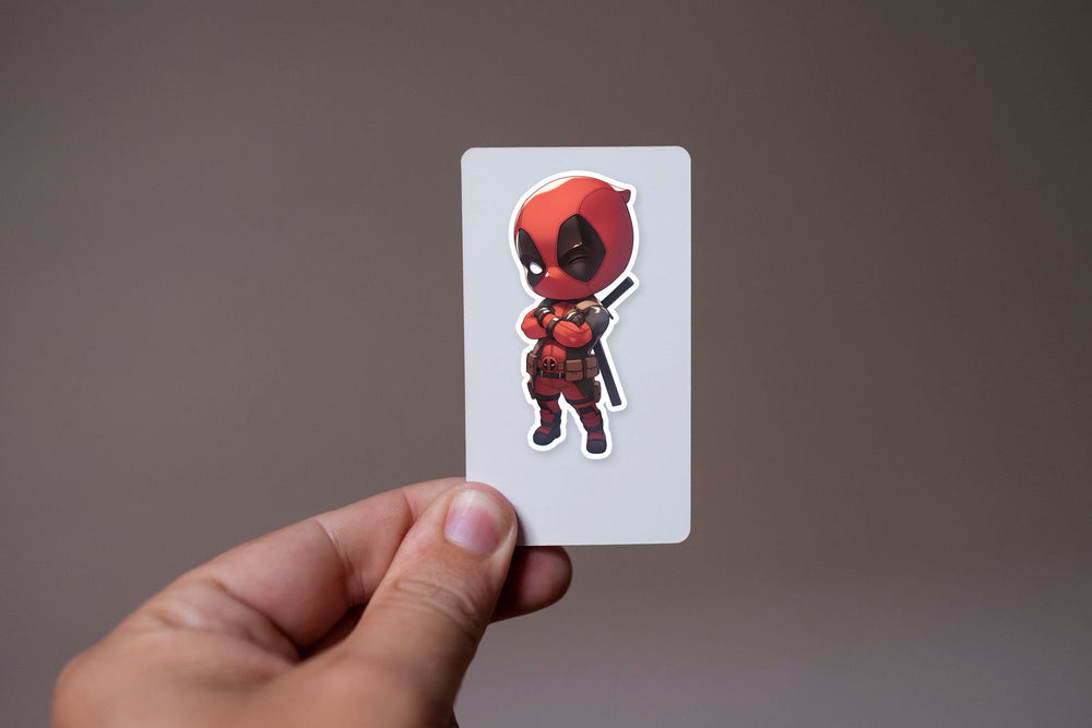 Chibi Deadpool Marvel Sticker