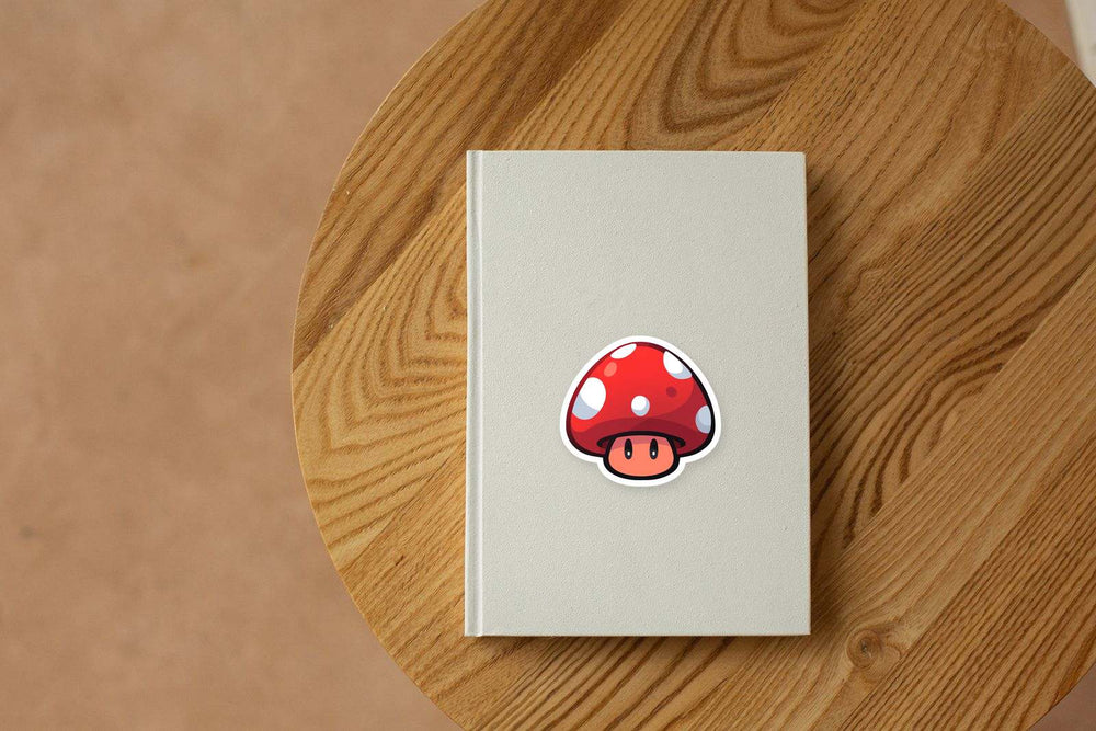 Mario Super Mushroom 2D Sticker
