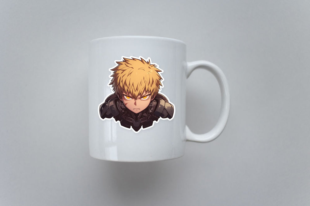 Cool Genos One Punch Man Sticker