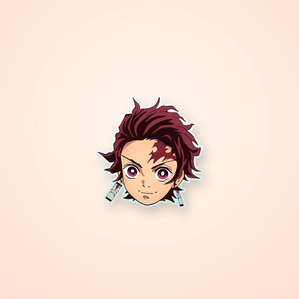 Demon Slayer Tanjiro Kamado Head Sticker