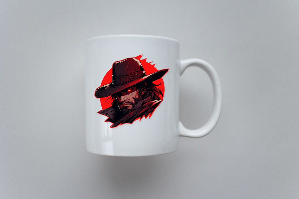 Rdr2 Evil Cowboy Red Sticker