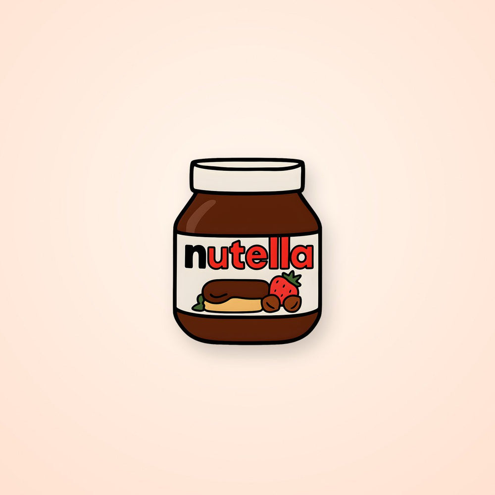 Nutella Jar Cute Sticker