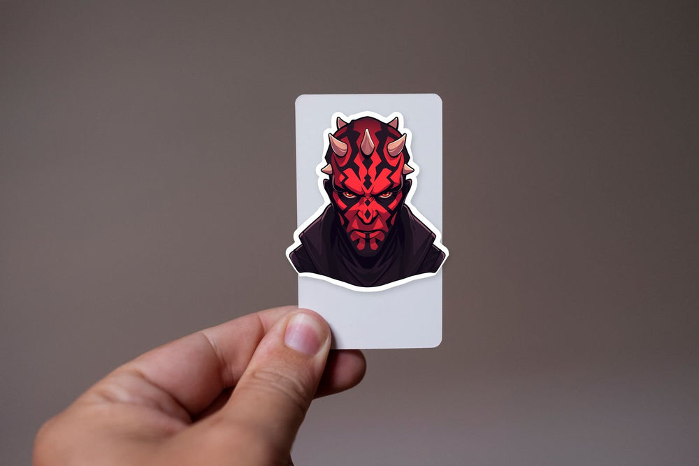 Star Wars Serious Darth Maul Sticker