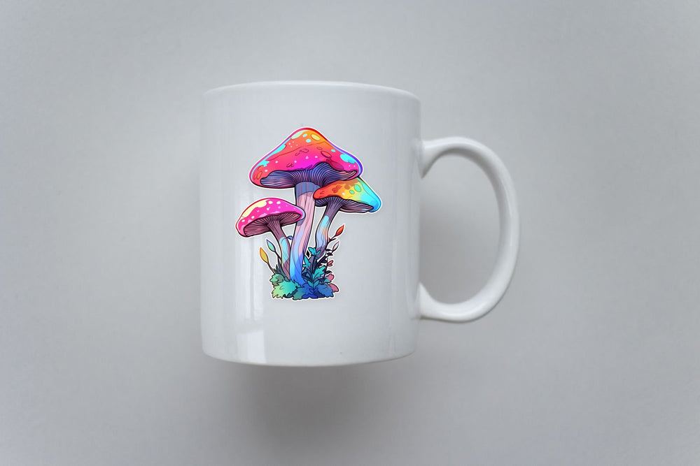Three Trippy Mushrooms Sticker