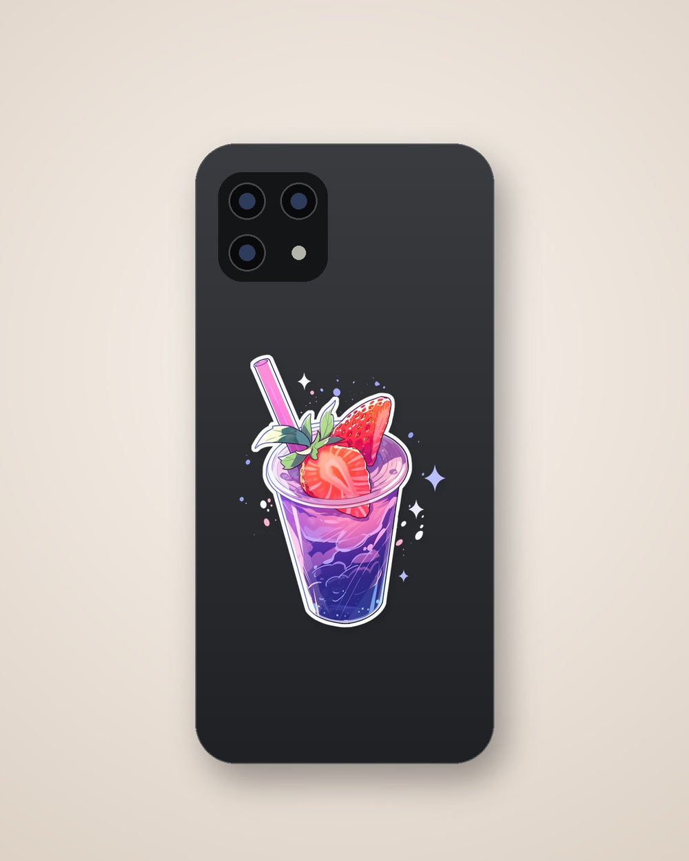 Purple Strawberry Lemonade Sticker