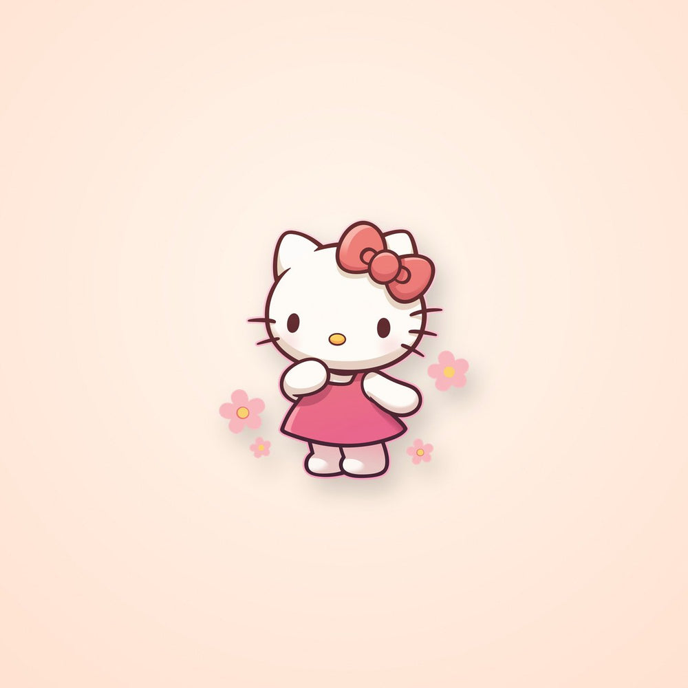 Hello Kitty Kawaii Pink Sticker