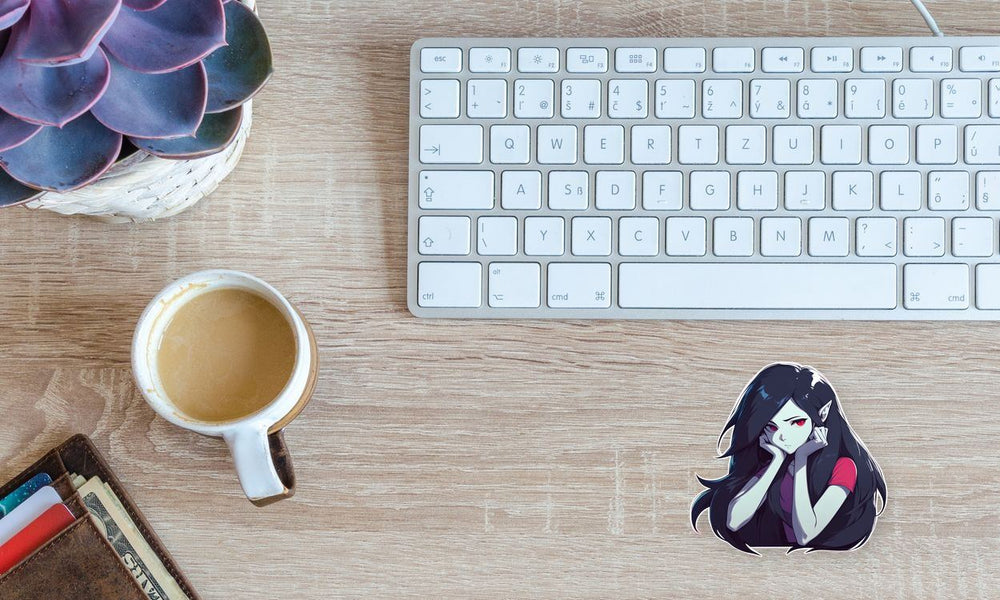 Marceline Adventure Time Anime Sticker