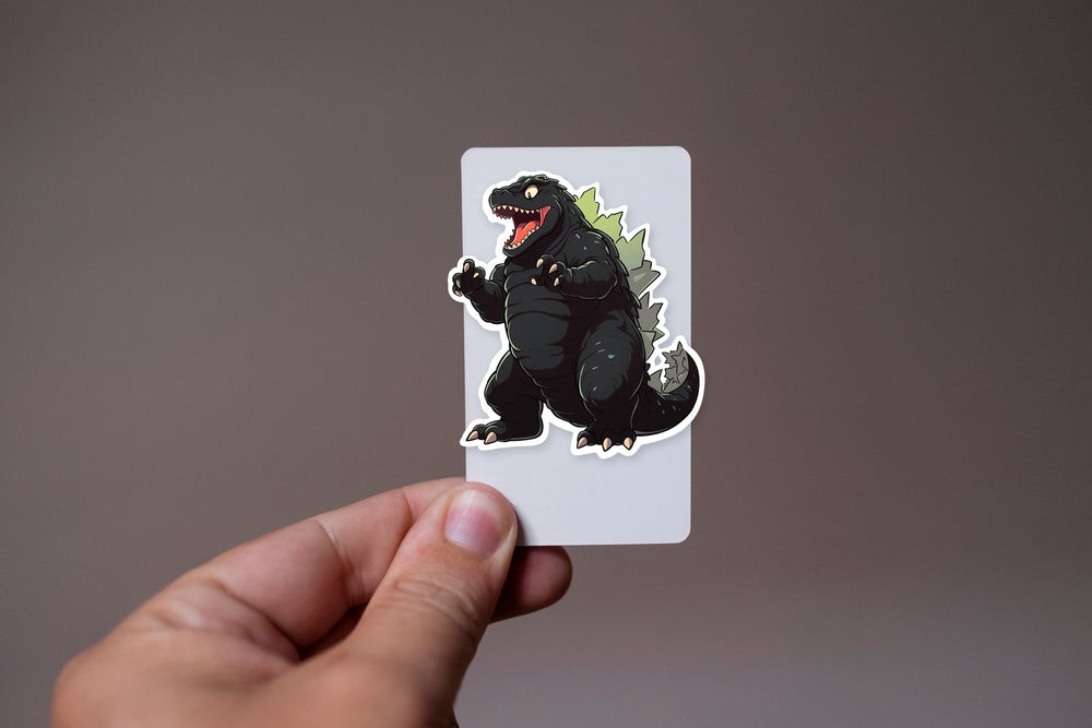Cartoon Funny Full-Length Godzilla Sticker