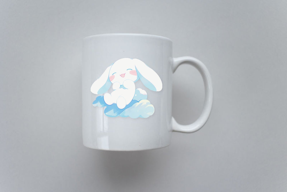 Cute Cinnamoroll on Cloud Sanrio Sticker