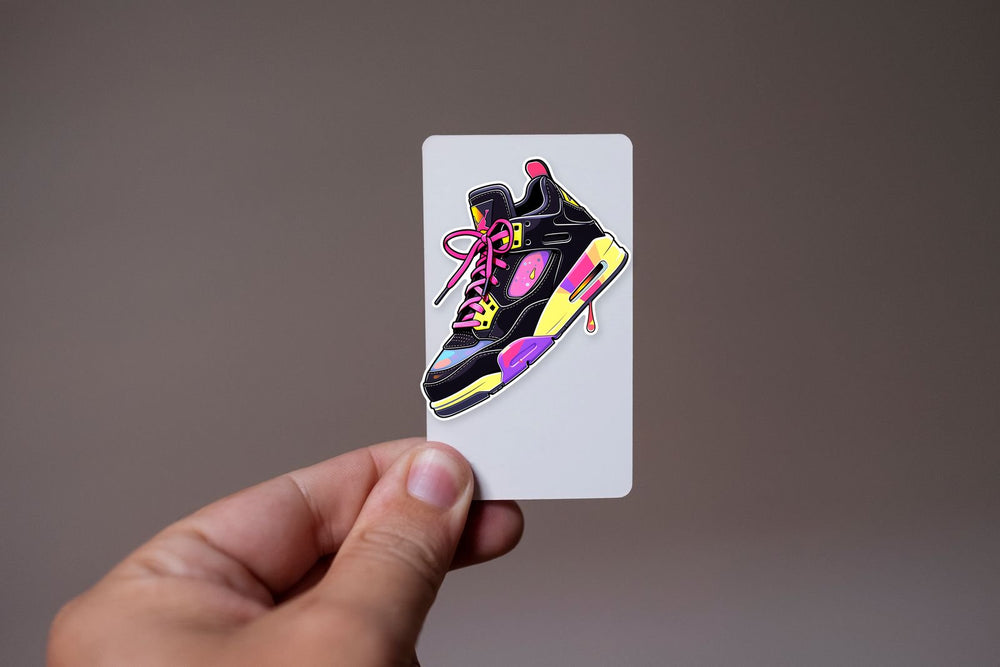 Stylish Colorful Sneakers Sticker