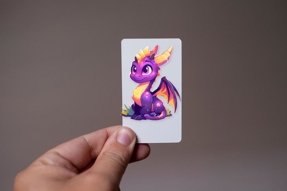 Cute Sitting Spyro Sticker