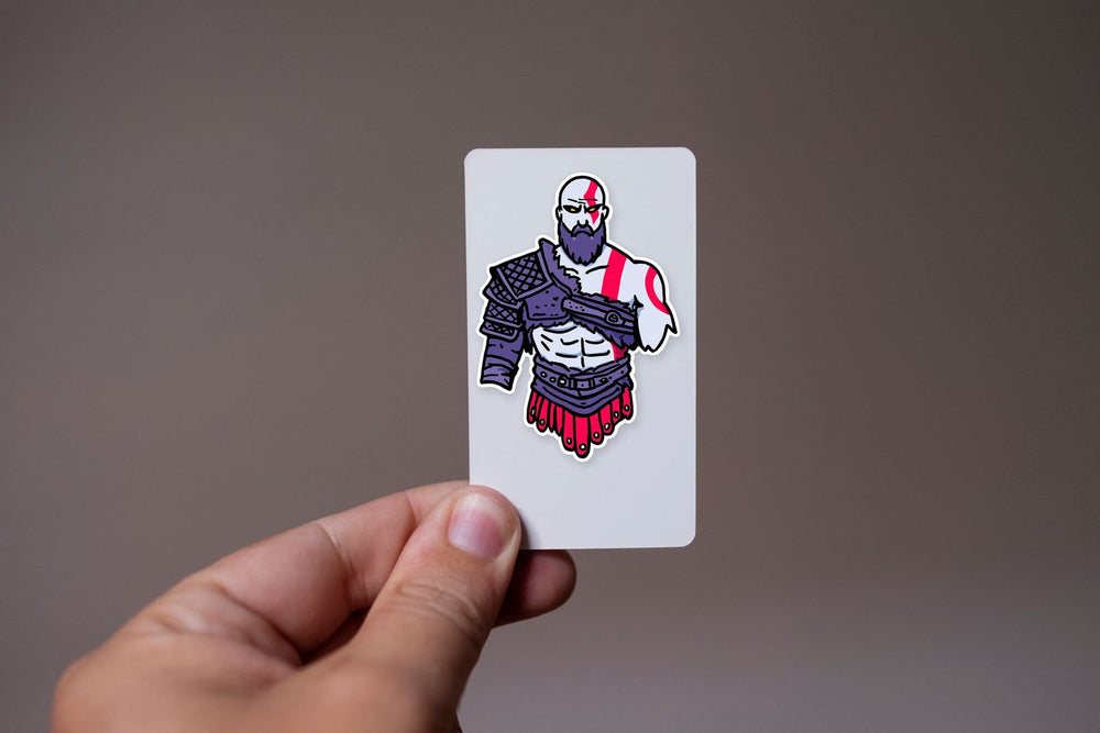 Kratos God of War Warrior Sticker