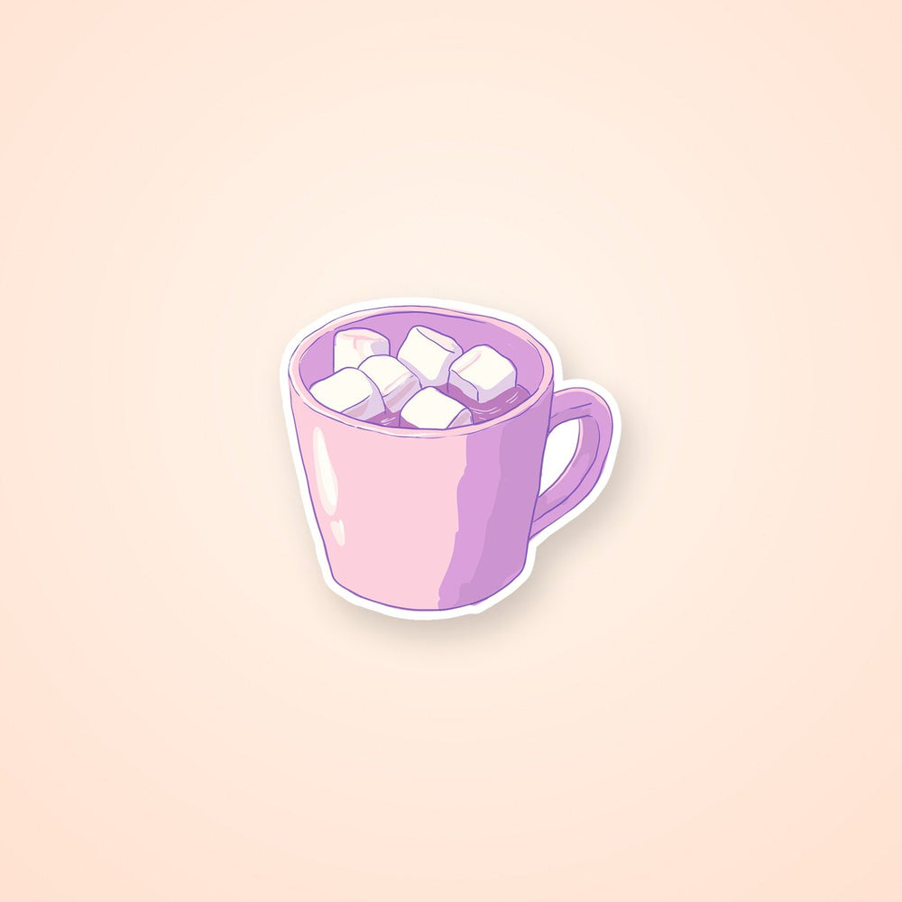 Xmas Hot Chocolate Pastel Sticker