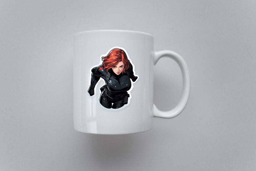 Marvel Black Widow Comics Sticker